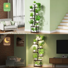 TIMIANO LED grow light strip under shelf highlighting adjustable full-spectrum lighting benefit