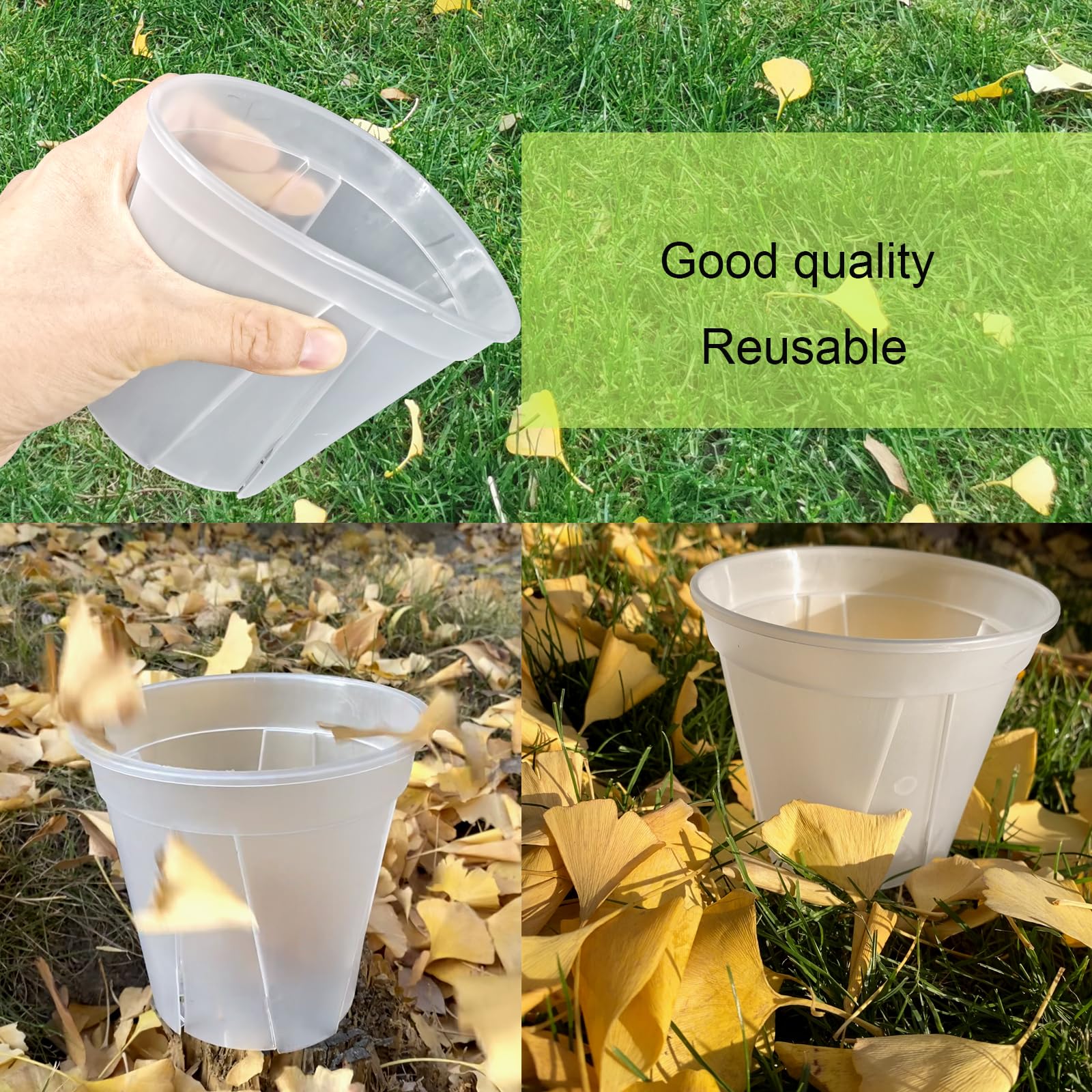 TineDew pots next to ruler and hand showing accurate scale and size selection ease