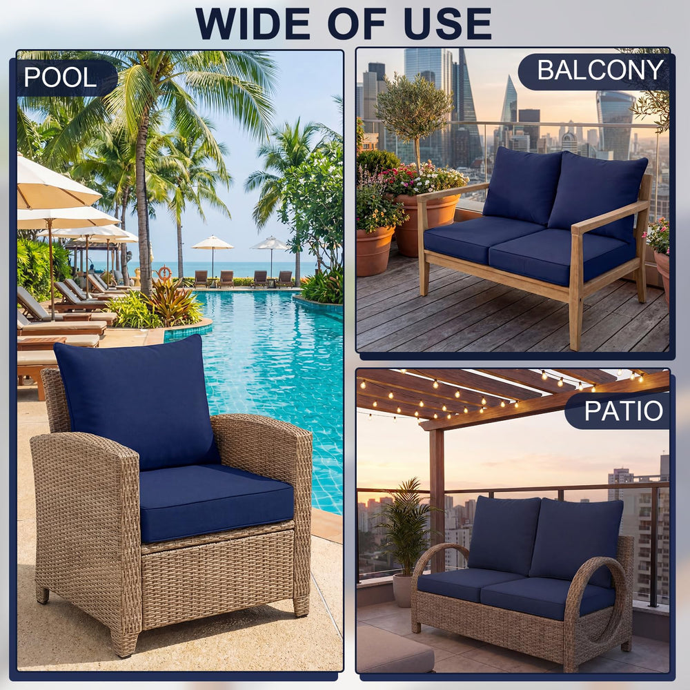 Tingjoo back cover on patio chair illustrating comfortable supported seating