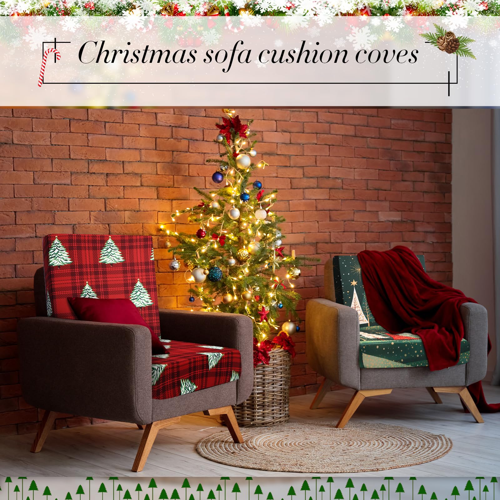 Tingjoo lifestyle scene on outdoor sofa highlighting bright seasonal color