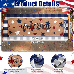 Tinideya alfombra buffalo plaid vista completa que añade estilo festivo