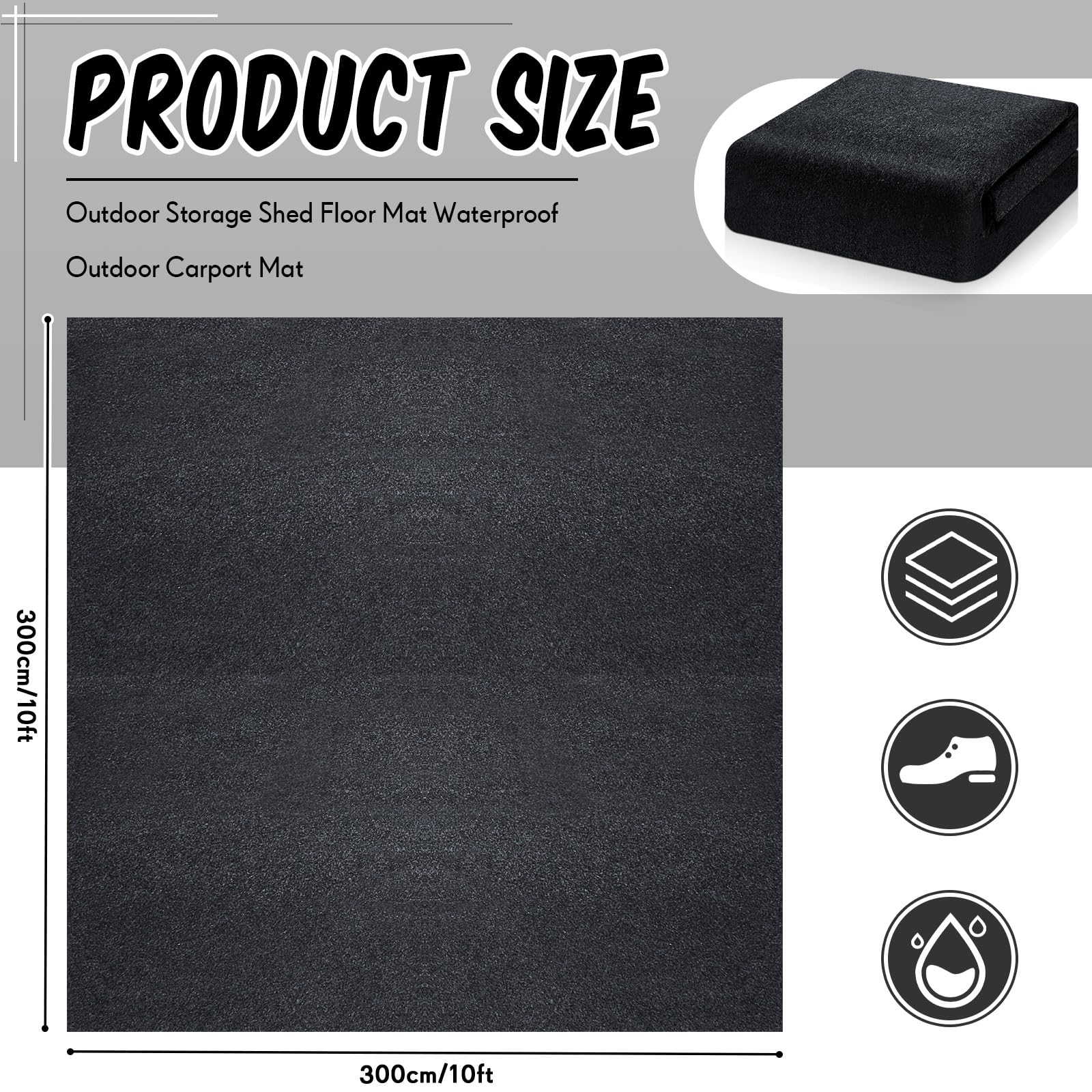 Tinideya felt surface close-up highlighting absorbent texture and comfort