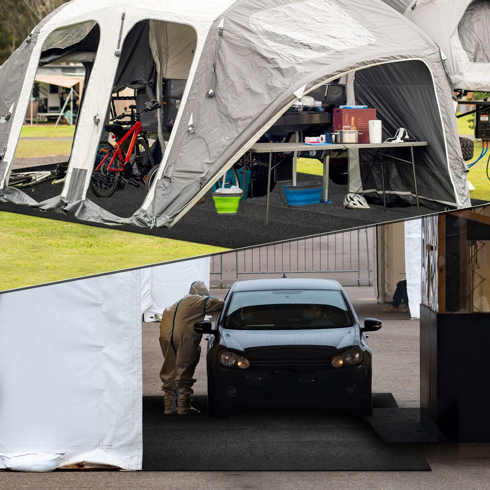 Tinideya folded for compact storage showing portability and space saving