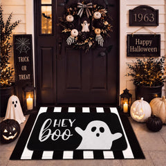 Tinideya front view layered doormats showing festive entry welcome and curb appeal