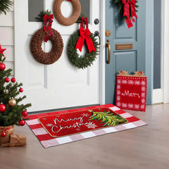 Tinideya rubber backing detail preventing slips and keeping mat firmly in place