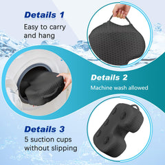 Tinideya suction cups detail demonstrating strong non-slip attachment