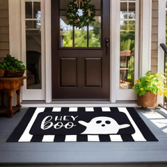 Tinideya top mat ghost design closeup highlighting printed detail and charm