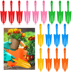 TINSKY front view of 18 colorful trowels showing organized set and easy selection