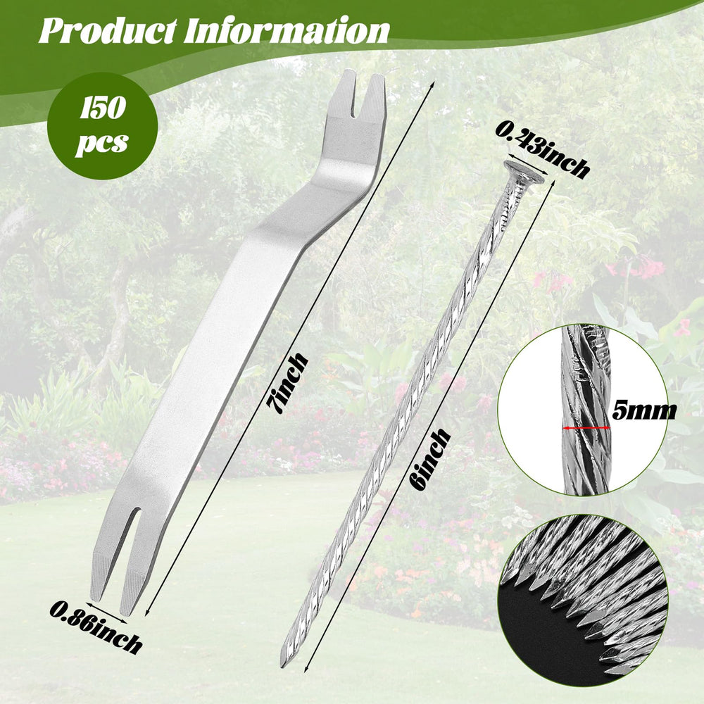 TINSKY pointed tip detail for easy insertion and reduced soil disturbance