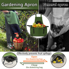Tintsabo extension bag open with drawstring securing harvested produce