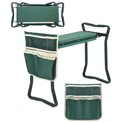 TINVHY front view folded seat showing compact storage and sturdy frame benefit