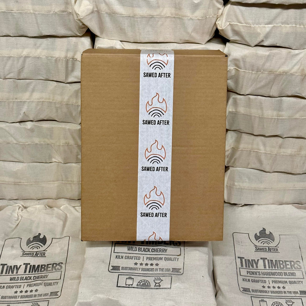 Tiny Timbers open box filled edge-to-edge showing fully packed benefit