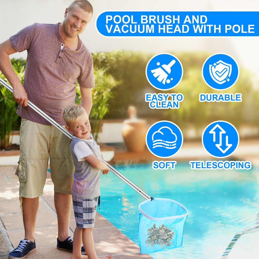 Tioncy adjustable pole extended to 47 inches for greater reach