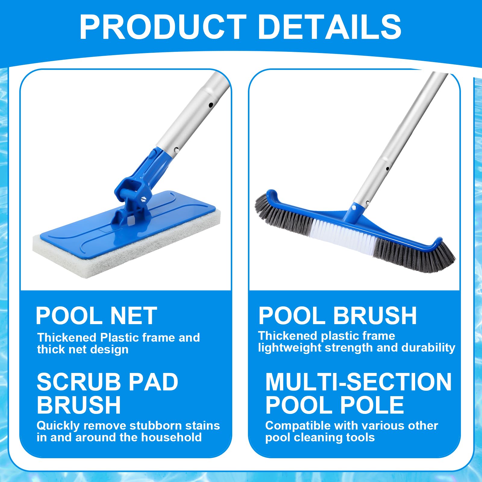 Tioncy enlarged sponge pad detail demonstrating soft scrubbing without damage benefit