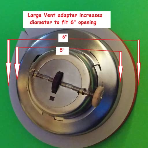 TipTopTemp closeup of adjustment mechanism for precise airflow control