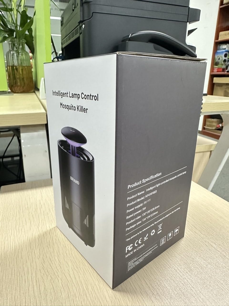Tirgo size comparison hand held illustrating compact portable design