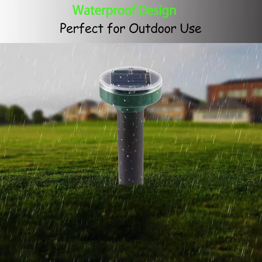 Tirgo stake wet in rain showing waterproof durable construction