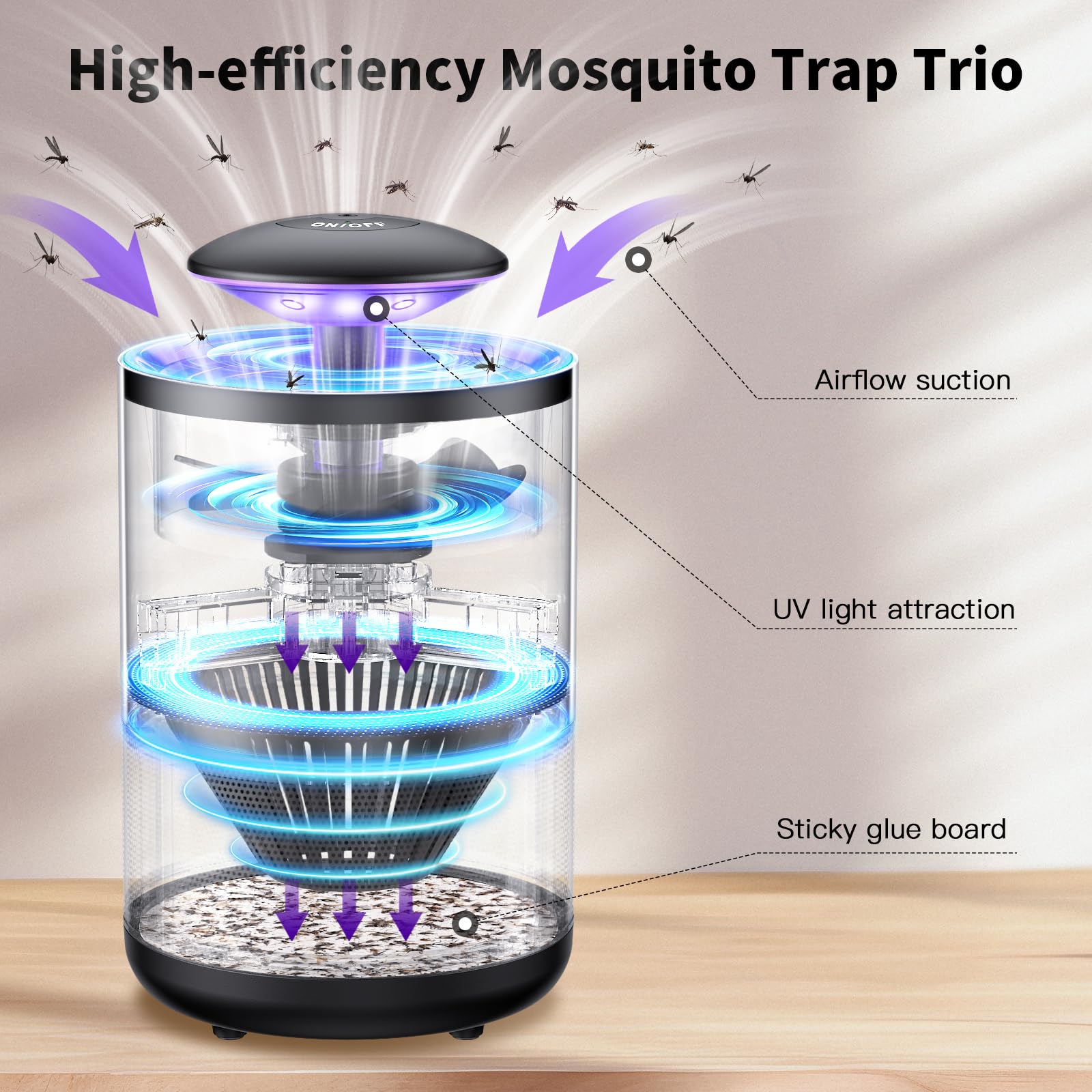 Tirgo top light and grill detail highlighting purple LED attraction