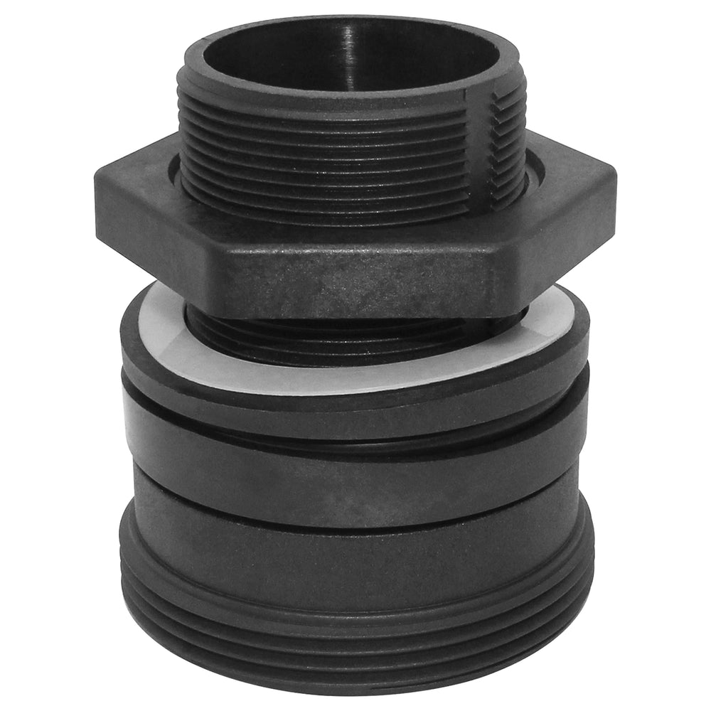 TIROAR bulkhead front view showing fitted face and secure seal for leak prevention