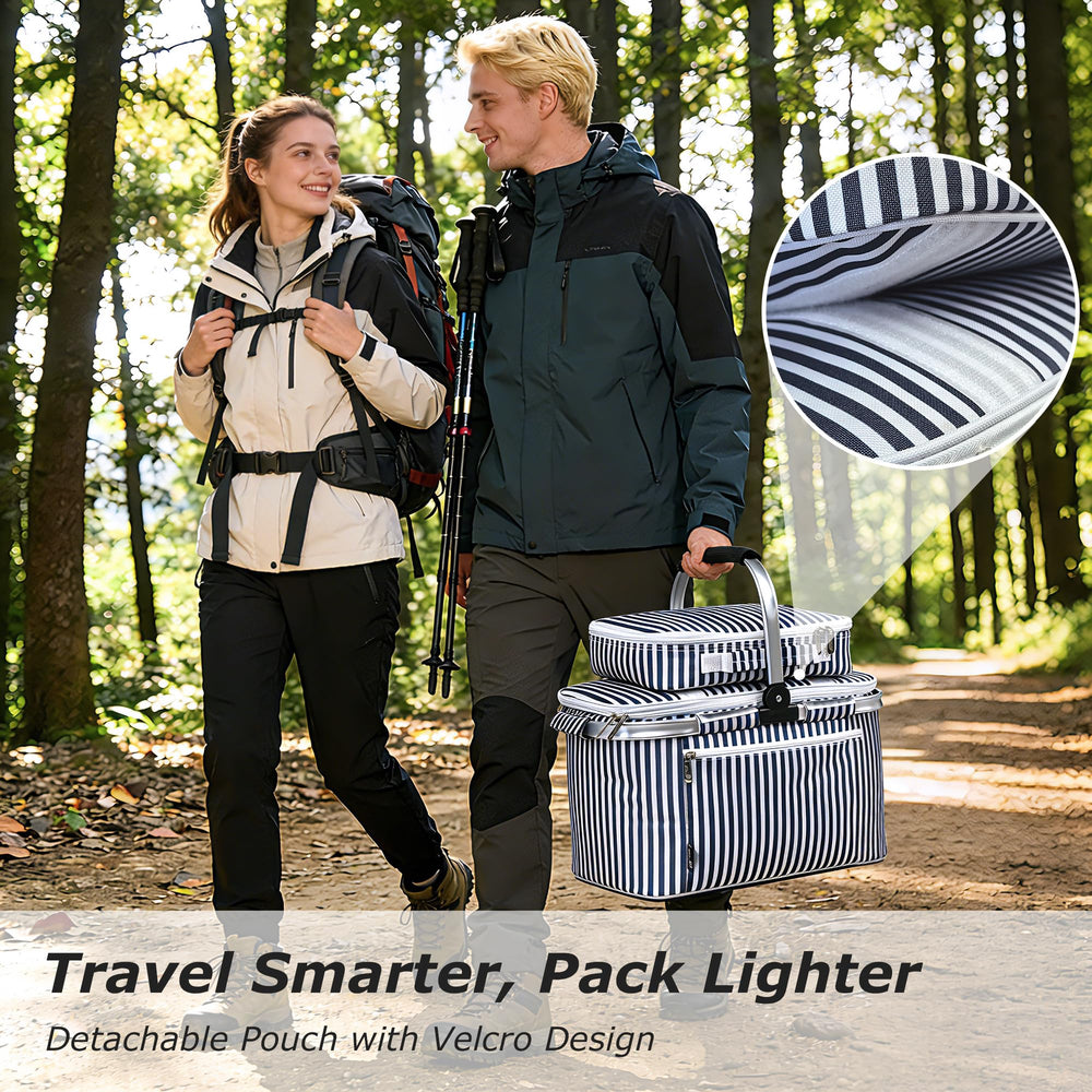 Tirrinia handle and reinforced stitching detail ensuring durable comfortable carrying