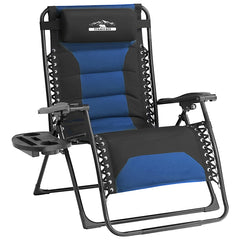 Tisetrail front view of oversized recliner showing roomy seat and padding benefit