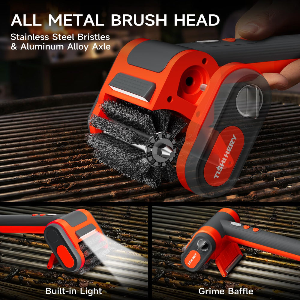 TISHI HERY LED light illuminating grate edges for precise night cleaning