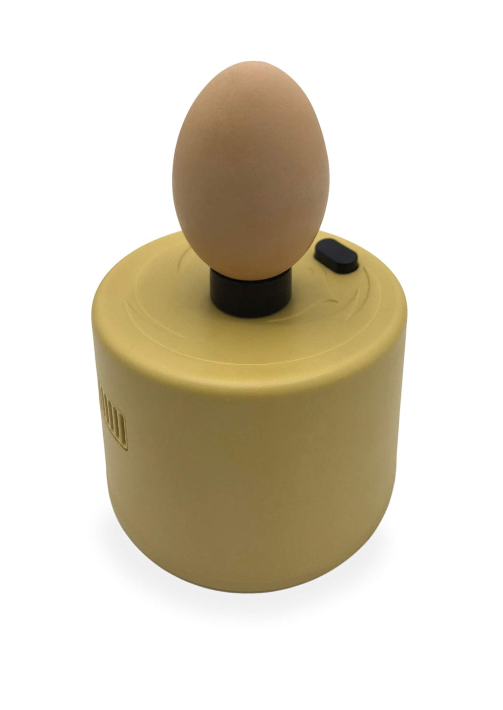 Titan Incubators LED close-up highlighting bright cold light that prevents egg heating