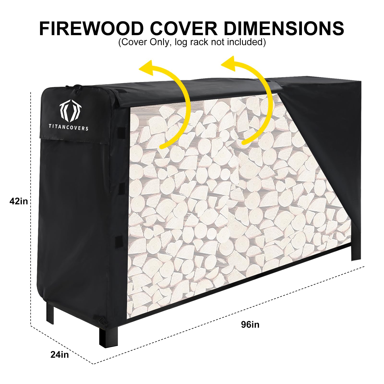 TITANCOVERS close-up of 600D fabric texture highlighting durable water resistance