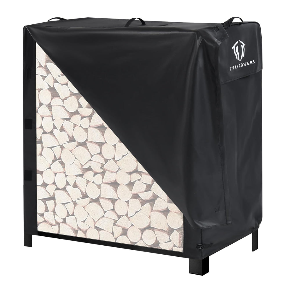 TITANCOVERS front view showing full coverage and weather protection benefits