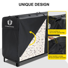 TITANCOVERS side vents with rain guard showing breathability and water protection