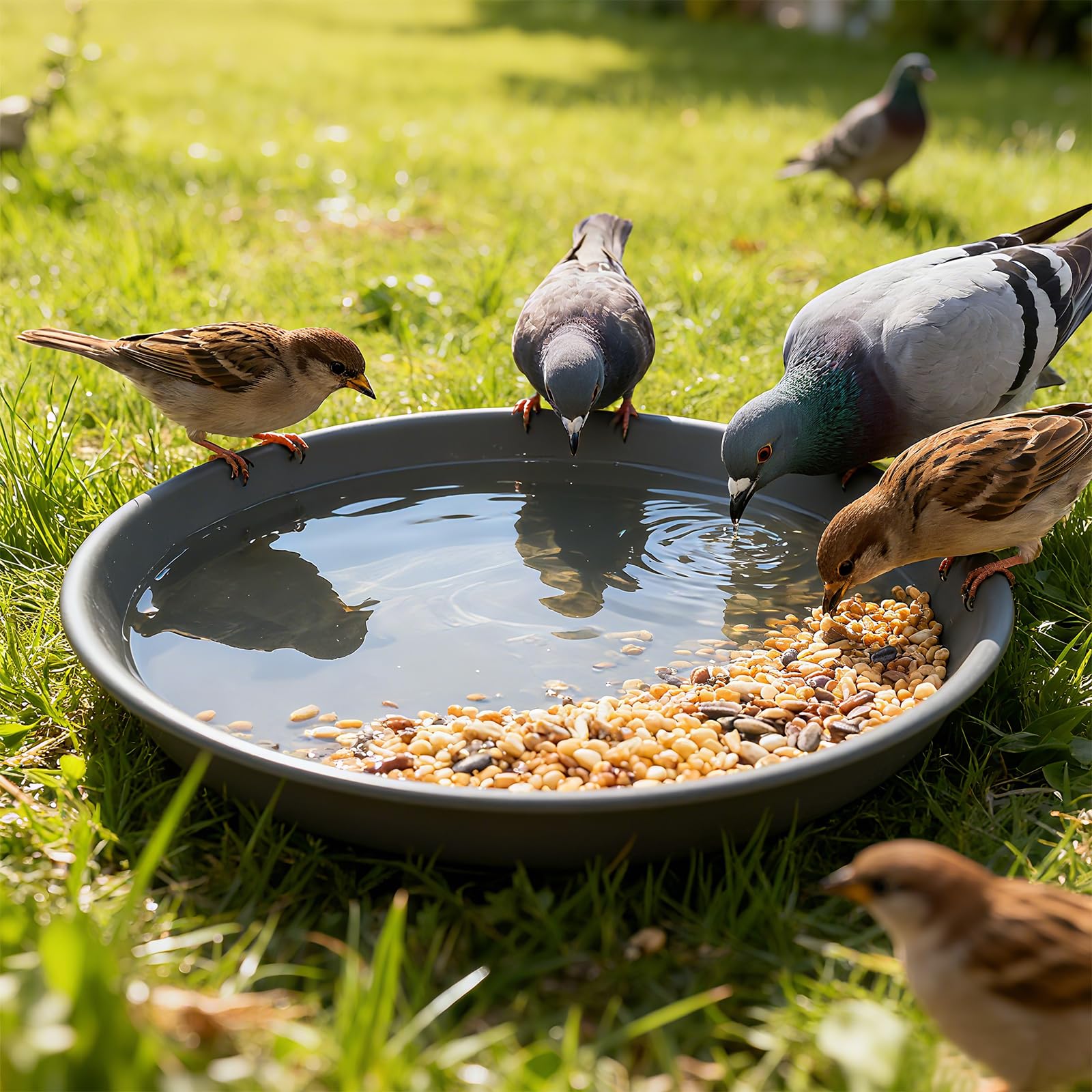 TITE plant saucer with pot size comparison demonstrating correct fit and stability