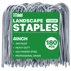 TiTifield front view of boxed 180-count stakes showing value and organization