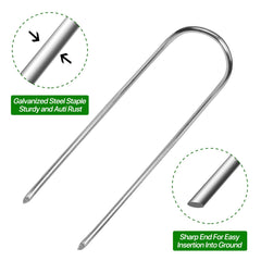 TiTifield U-shape stake securing irrigation tubing for stable water lines