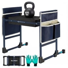 TITIUNCLE front view showing sturdy frame and comfortable pad for stable support