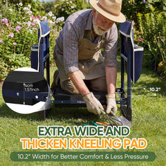 TITIUNCLE extendable legs detail showing anti-tip stability on uneven ground
