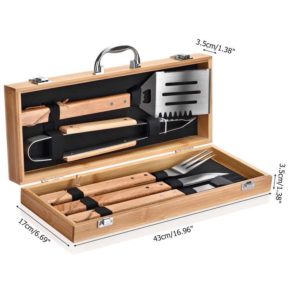 Tivolara tongs gripping steak on grill for secure, easy turning