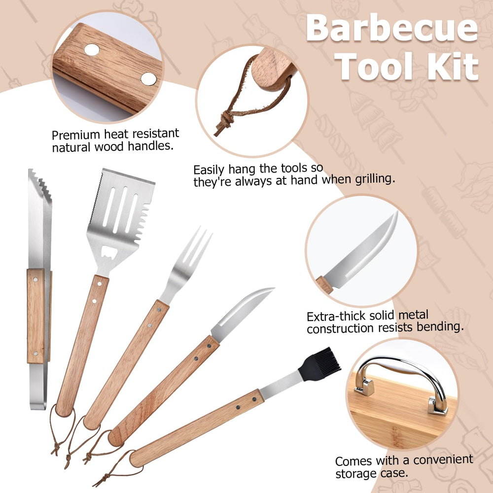 Tivolara wooden handle close-up offering comfortable heat-resistant grip