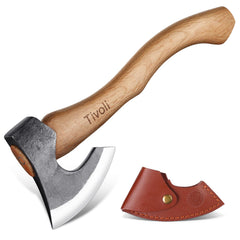 TIVOLI hatchet front packaging showing ready-to-use axe and gift box