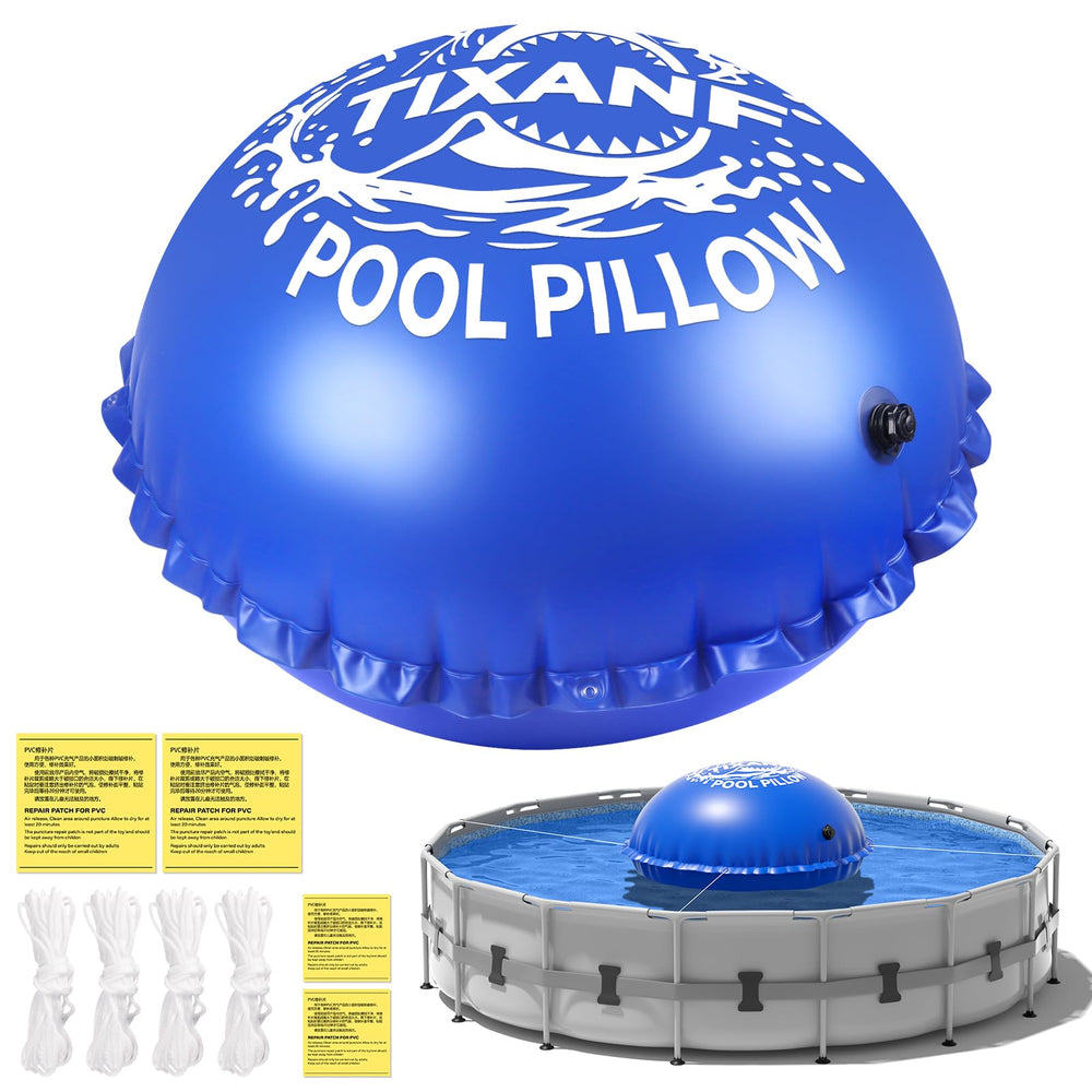 TIXANF front view showing full 13ft pillow and protective lift benefit