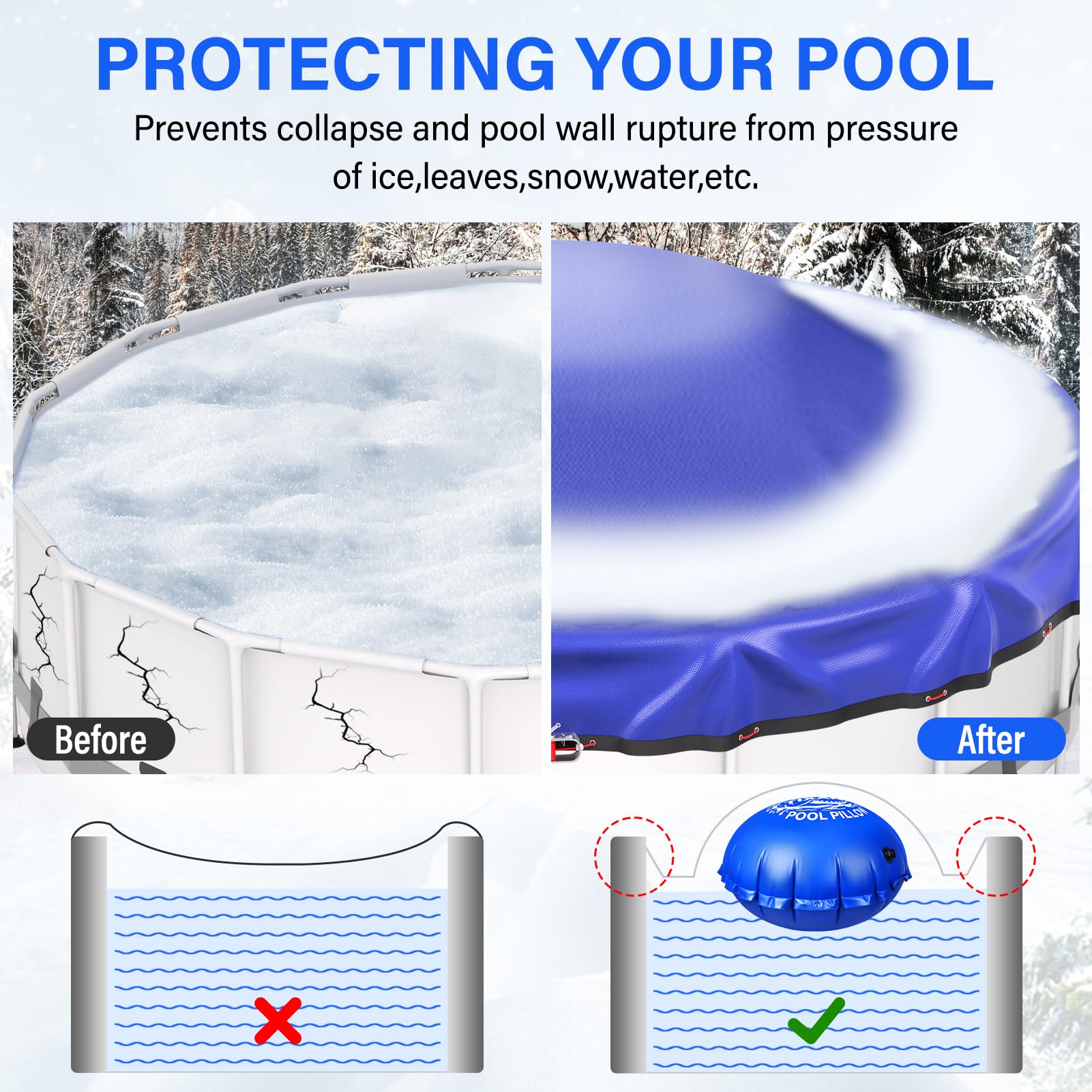 TIXANF packaged product with repair patch for easy seasonal maintenance