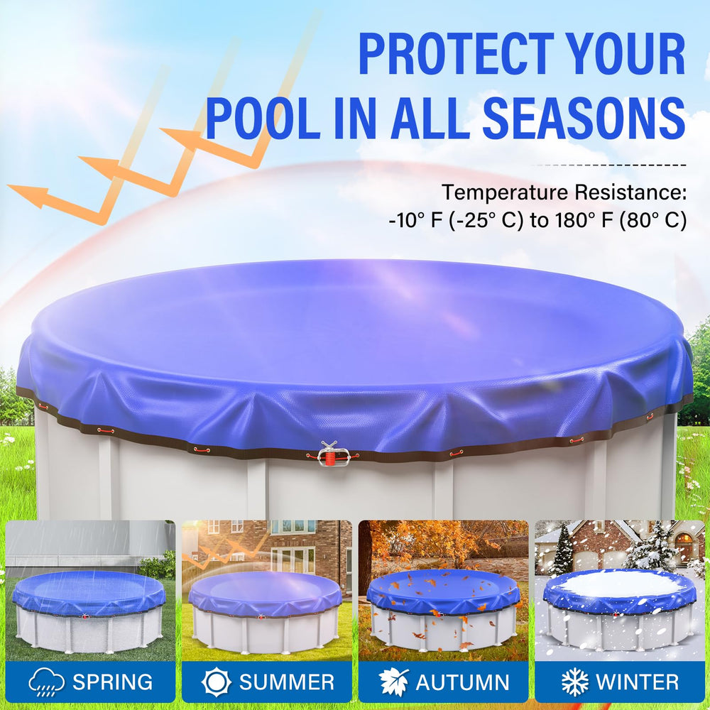 TIXANF cover shedding rainwater and snow demonstrating fast drainage and protection