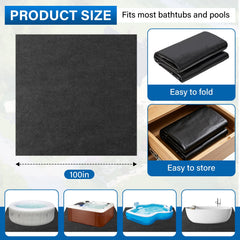 TIXANF close-up felt texture highlighting cushioning and abrasion resistance