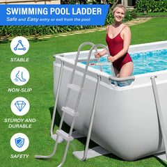 TIXANF ladder in pool use illustrating easy entry and exit benefit