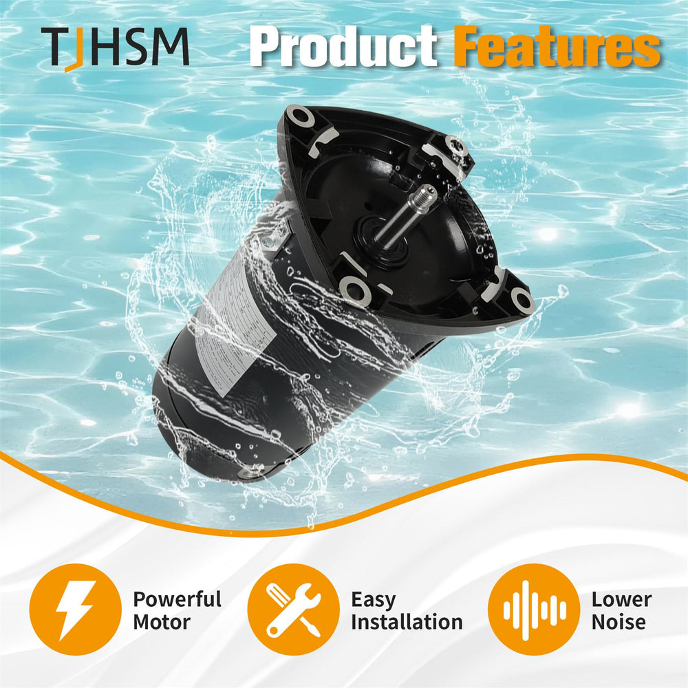 TJHSM USQ1102 square flange detail showing bolt pattern for straightforward pump mounting