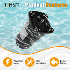 TJHSM USQ1102 square flange detail showing bolt pattern for straightforward pump mounting