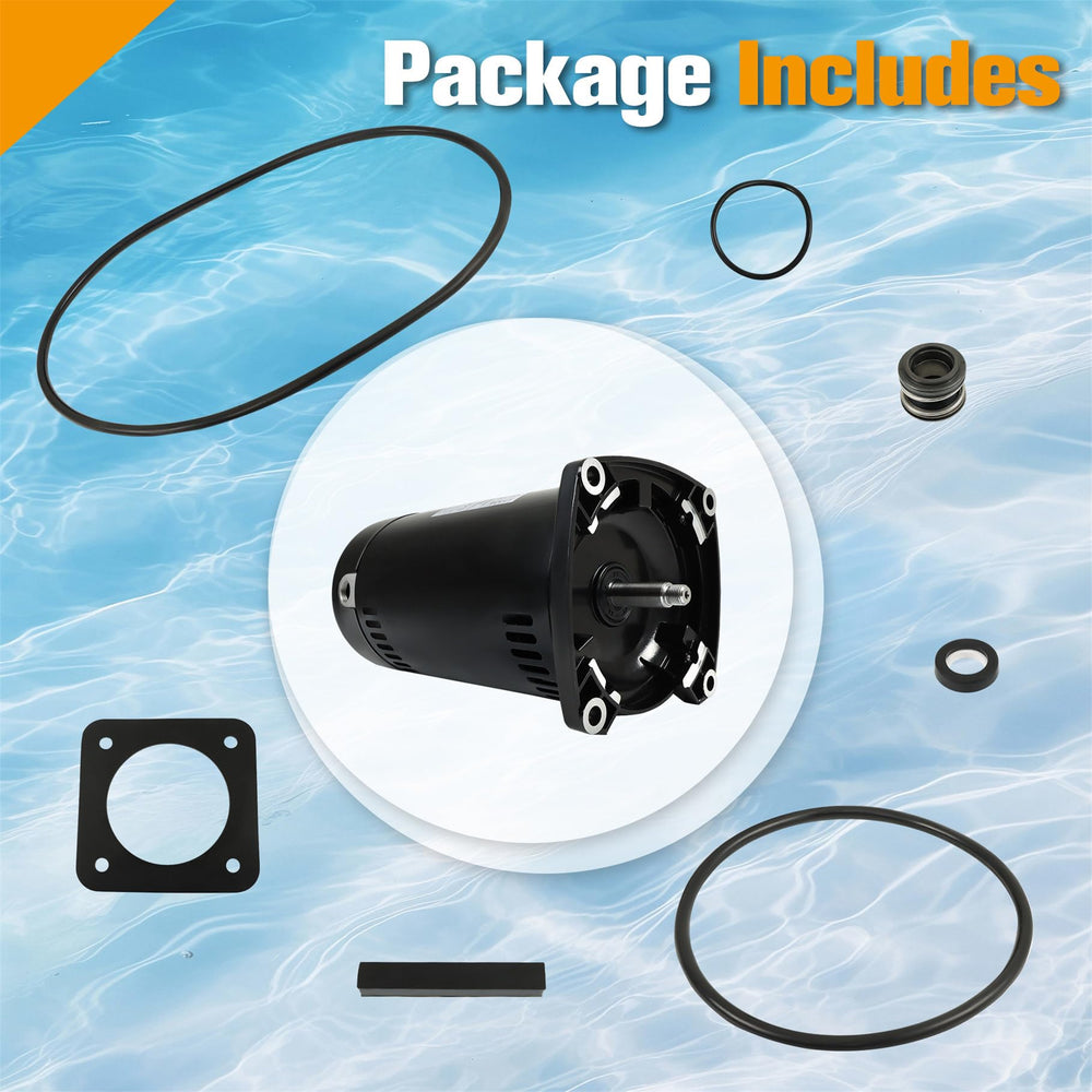 TJHSM USQ1102 installed beside pool equipment in yard illustrating quiet outdoor operation