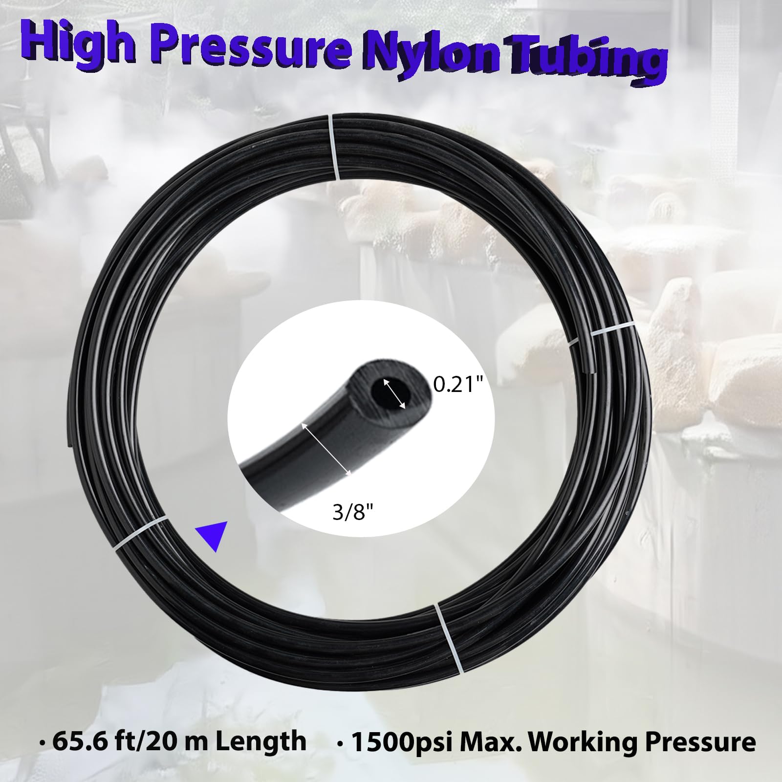 TL TOOLEGIN close-up of tube diameter and wall showing pressure-ready construction benefit