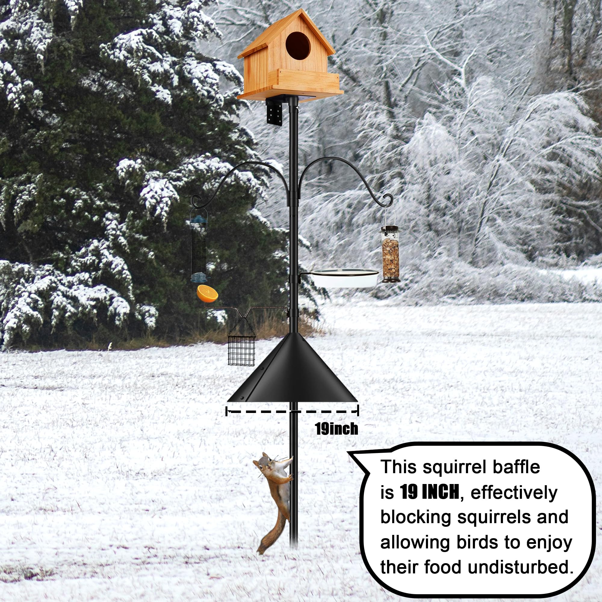 Tlsiod pole bending-resistant in windy conditions illustrating heavy-duty construction