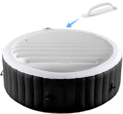 Tlswshsy front view of full inflated cover protecting tub and saving cleaning time