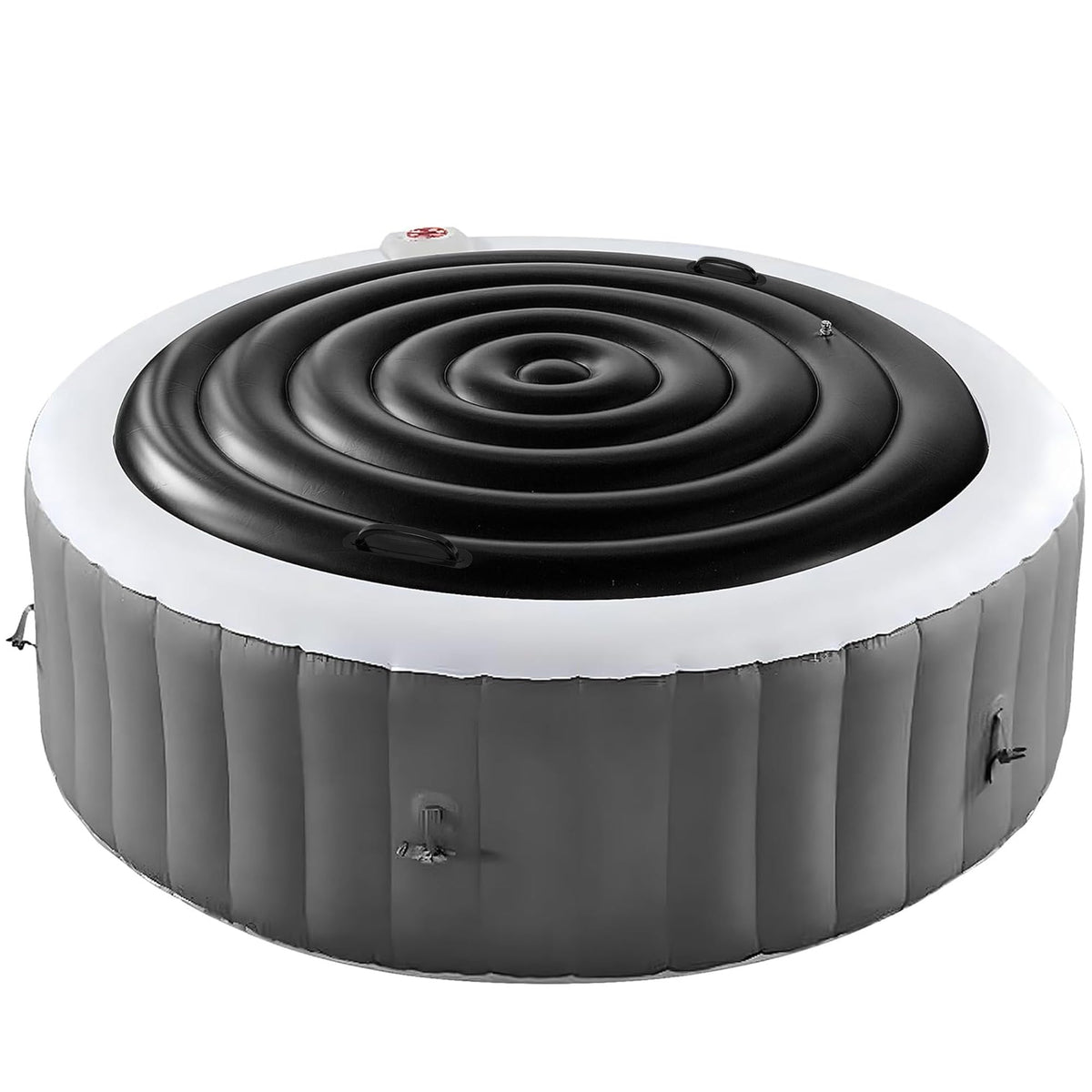 Tlswshsy front view of 5.4 ft inflatable cover showing full round coverage and energy benefit